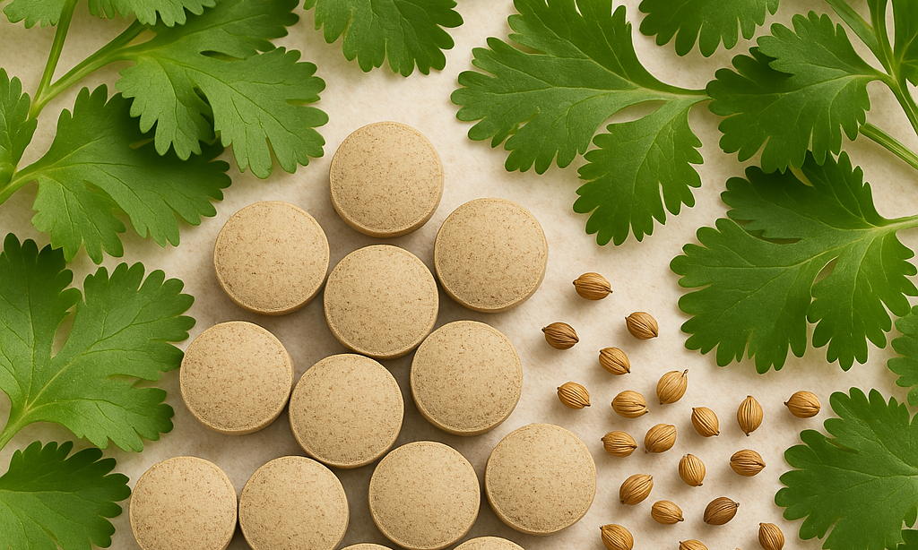 طریقه مصرف اصولی قرص گشنیز برای بهترین نتیجه